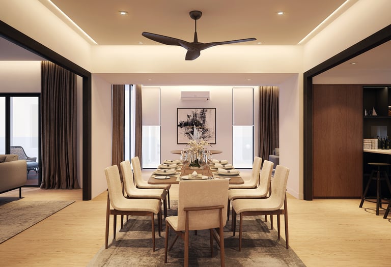 bukit mewah dining area