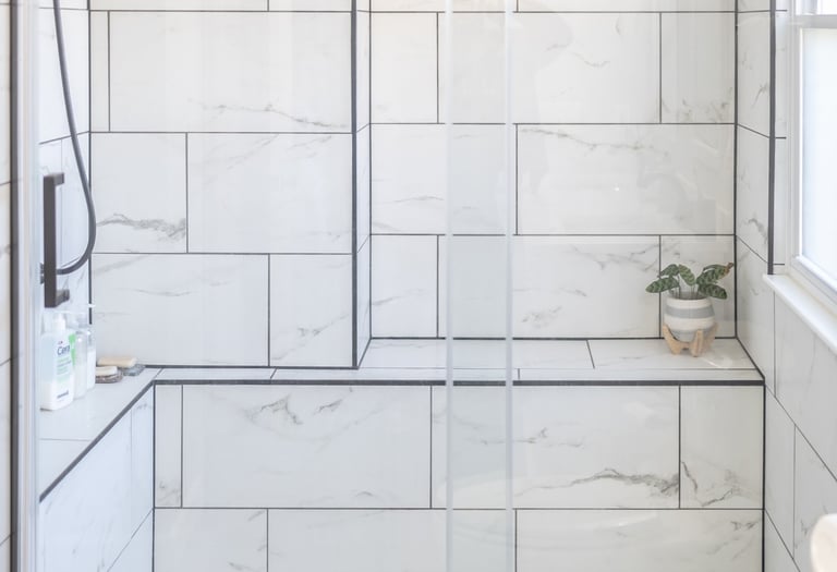 Bathroom tile remodel Westerville Ohio