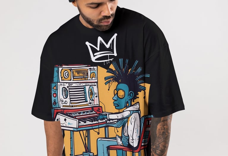 up-all-night-music-producer--sound-society-brand-tee-shirt-mock-up