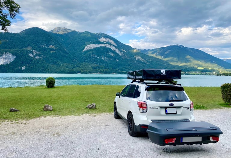 Thule Arcos bagazine ant kablio Subaru