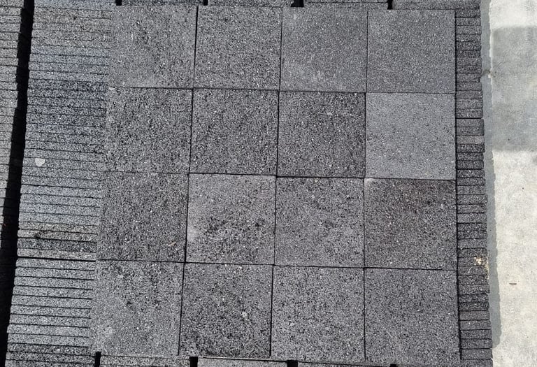 Black Lava Stone Tile