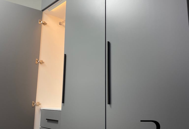 Bespoke Wardrobe with Internal lighting