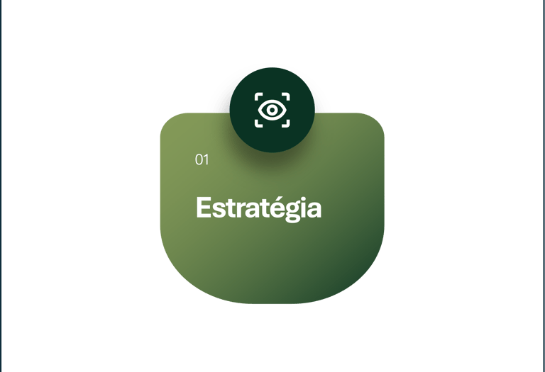 GÊNESIS CONSULTORIA ESTRATÉGICA - LOGO COM 3 PILARES (ESTRATÉGIA, MARKETING E PERFORMANCE)