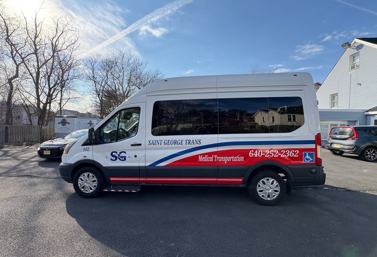 "Saint George Trans professional NEMT driver East Brunswick New Jersey"