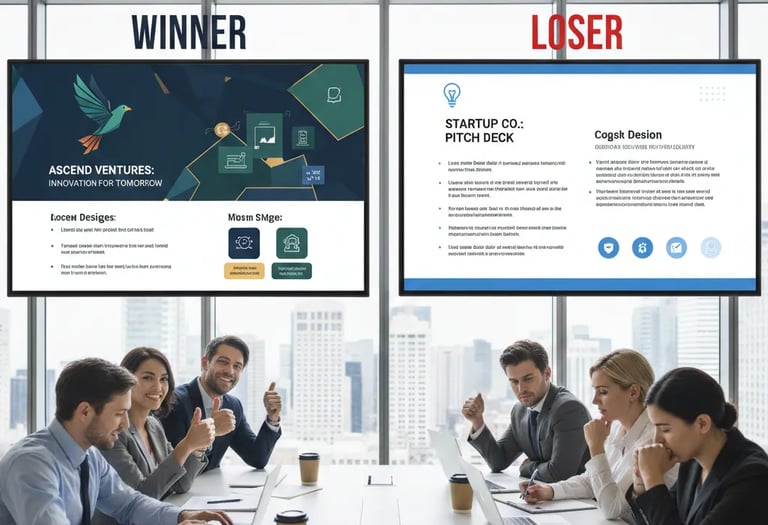 Why Generic Pitch Deck Designs Make Your Startup Appear Low Quality