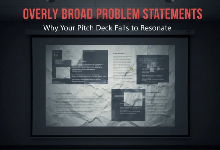 Overly Broad Problem Statements: Why Your Pitch Deck Fails to Resonate