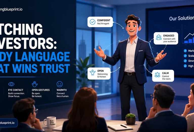 Pitching Investors Body Language That Wins Trust