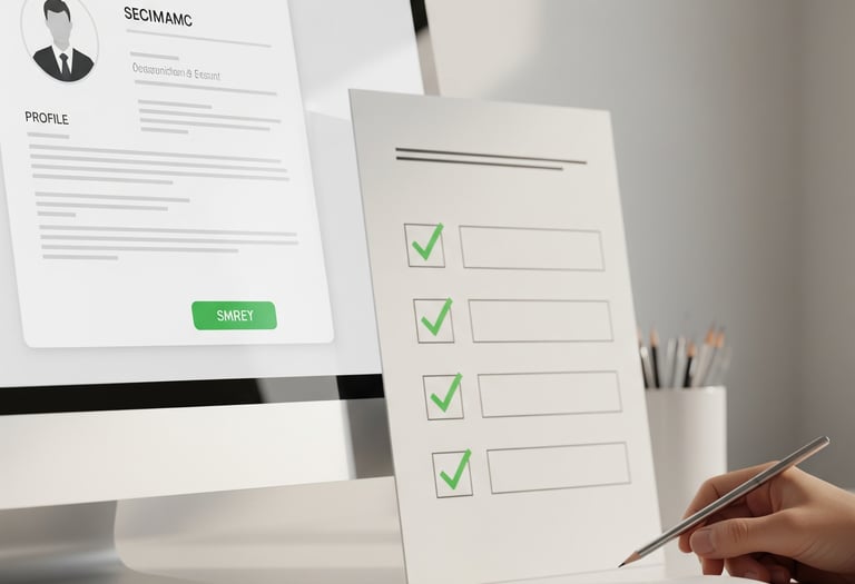 Thorough EB1A profile evaluation to help improve chances of success.