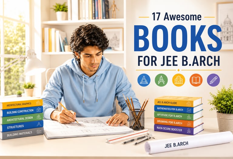 Best JEE B.Arch Preparation Books for Architecture Students