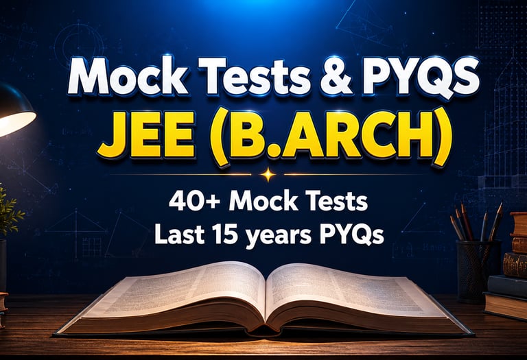 JEE B.Arch Mock Tests & Previous Year Questions Preparation by INK School of Architecture and Design