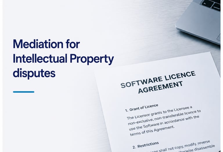 Mediation for the resolution of intellectual property disputes