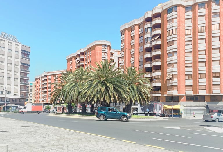 Fachada exterior de Berceo Rooms en Logroño
