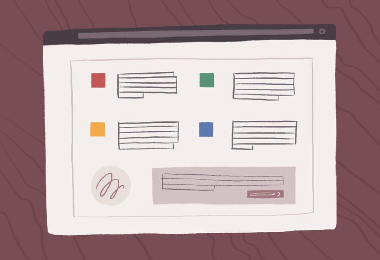 Illustration of expresso results in a web browser