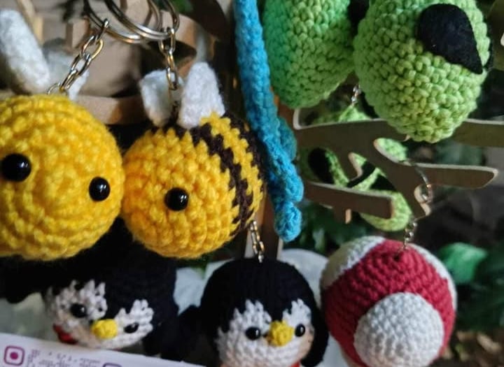 Llaveros a crochet