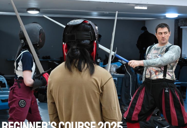 Beginners Longsword class, Summer 2025