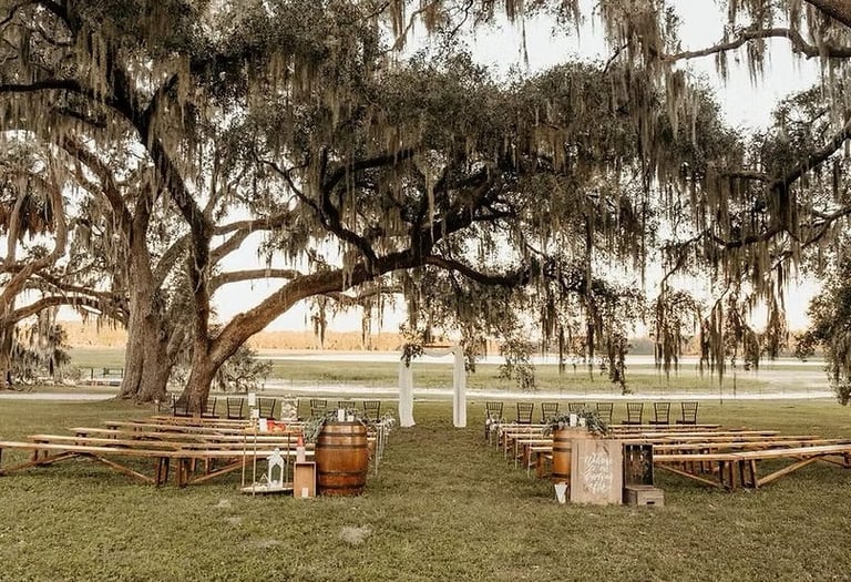 outdoor wedding venue