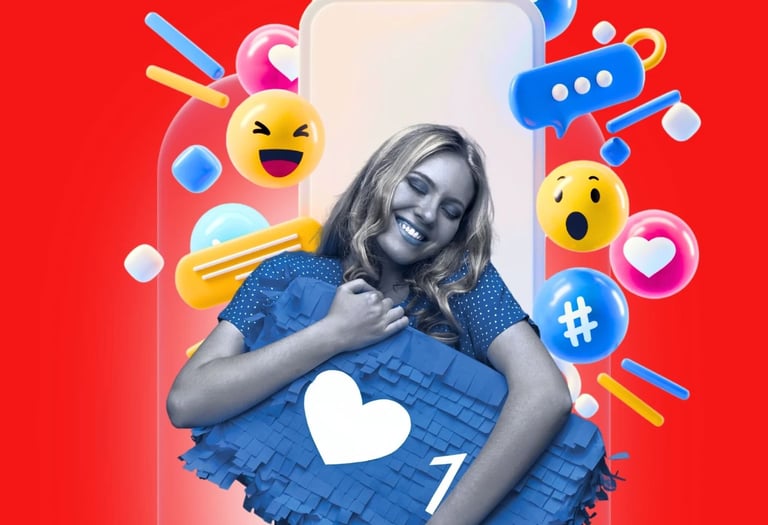 red face content creation