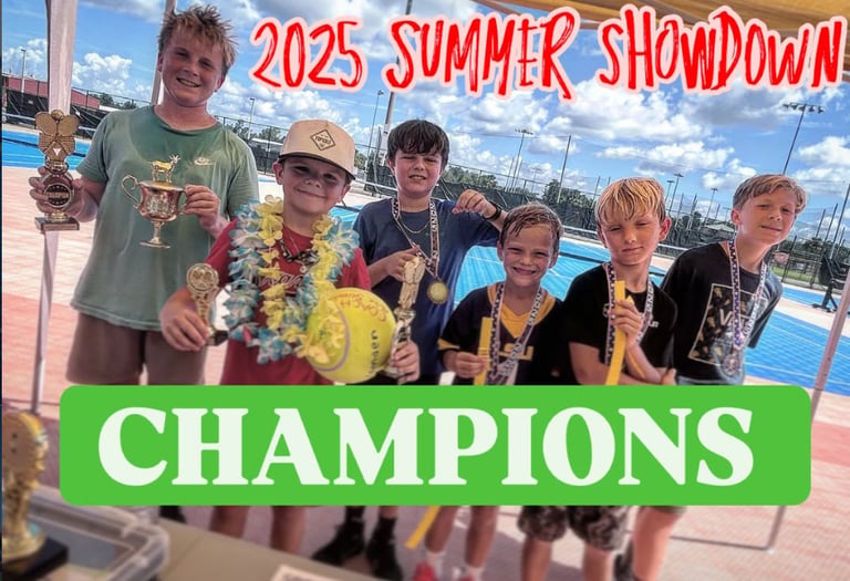 Tennis summer camp winners in Panama City, FL