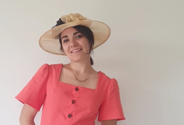 tenue sur-mesure robe corail