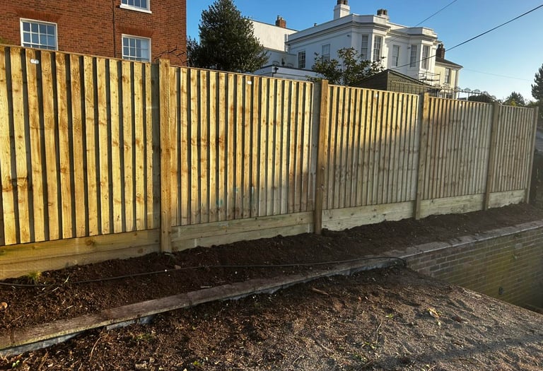 fence installed at home in worcester