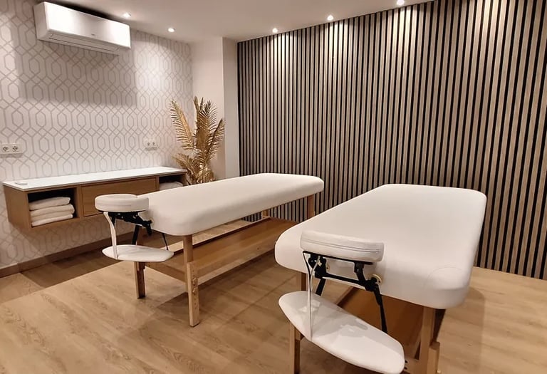 Massage room at Villa El Rincon spa area