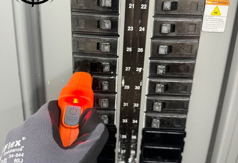 a person holding a pair of gloves and a pair of gloves