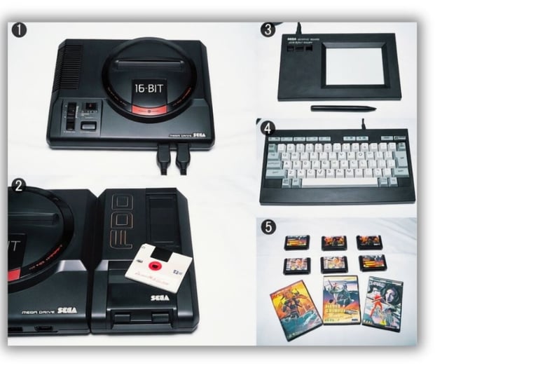 Mega Drive e seus acessorios
