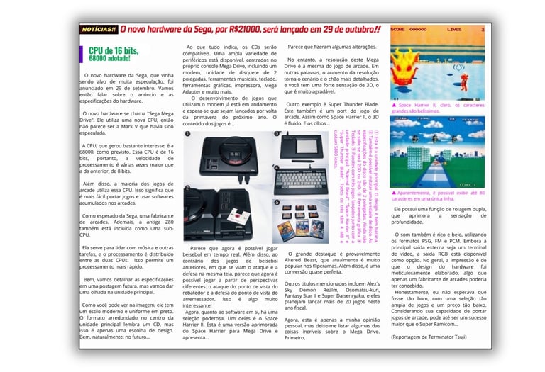 Revista Famicom Hissyoubon edição 21 de outubro de 1988  (traduzida para o português)