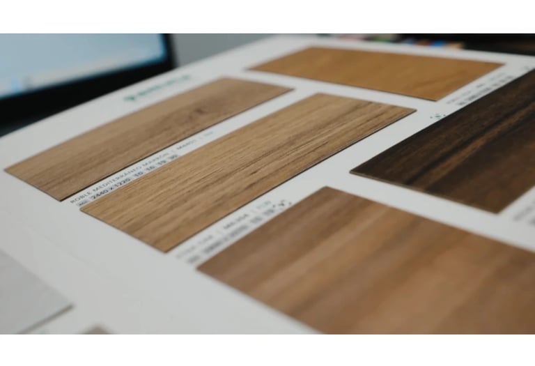 madera para el mobiliario de una furgoneta camperizada