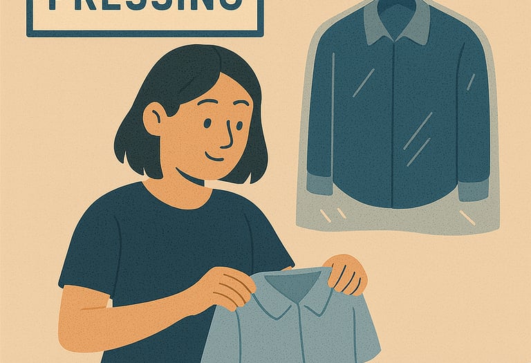 Dépôt ou retrait au pressing