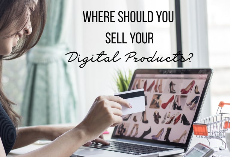 where to sell your digital products - Stan Store, Sellfy, Lemon Squeezy,