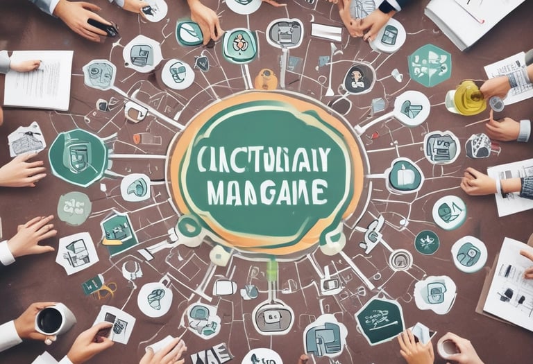 A developer working on a laptop with code on the screen in a dimly lit room.