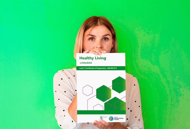 Worcestershire college workbooks designed by City Walls Design