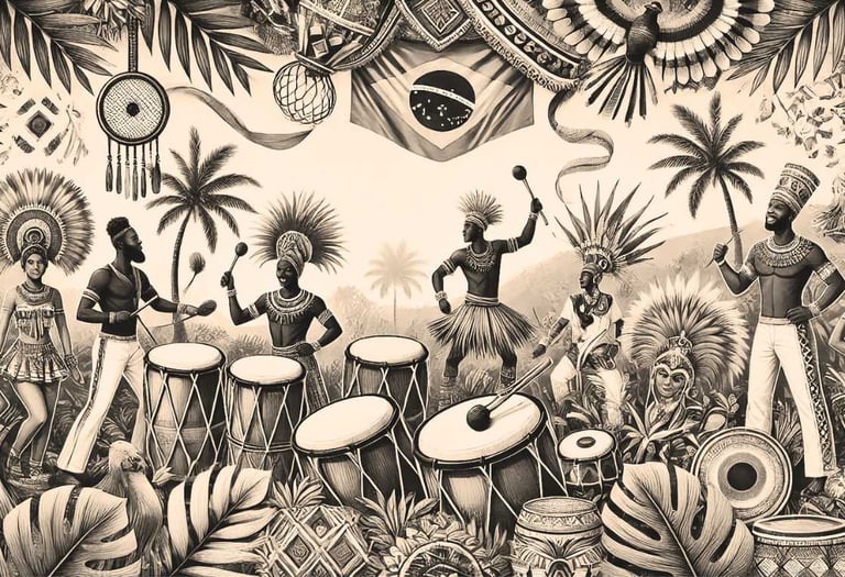 O olhar sobre a influência afro-brasileira na arte contemporânea revela uma fusão entre passado e pr