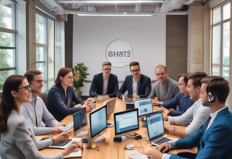 A large advertising billboard is mounted on the side of a gray, modern high-rise building. The ad features a white horse rearing on its hind legs against a dark, ornate background. Text on the billboard includes the words 'WINFIELD' and 'A WORLD APART', with additional text and contact details in smaller fonts. The building's facade has a grid-like pattern, and there are trees and more skyscrapers visible in the vicinity.