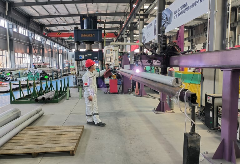 PMI PIPING High Quality Heavy Wall Welded Pipe Production (2)