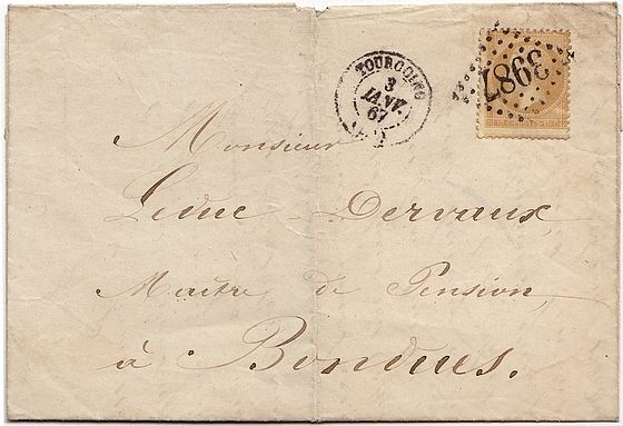 Losange Gros Chiffres 3987 et type 15.