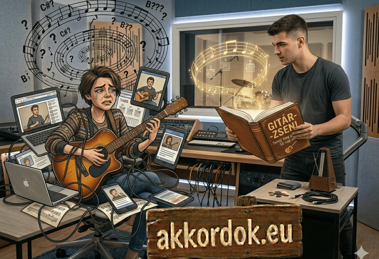 Online gitár tanfolyam buktatói