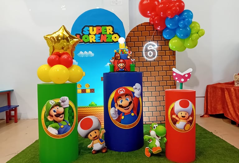 Allestimento per festa di compleanno