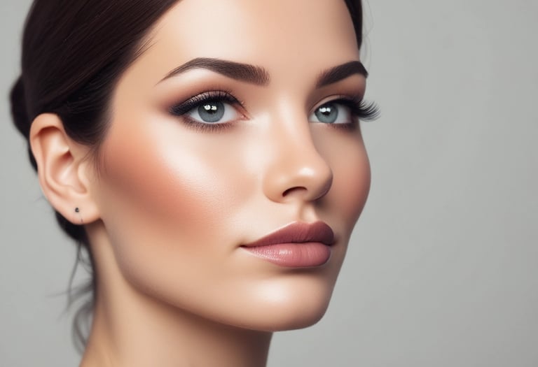 woman covering her body