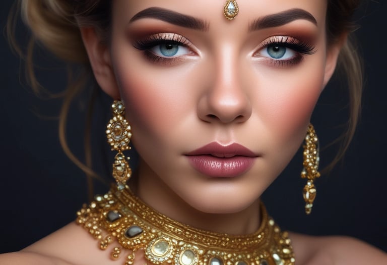 makeup brush beside palette