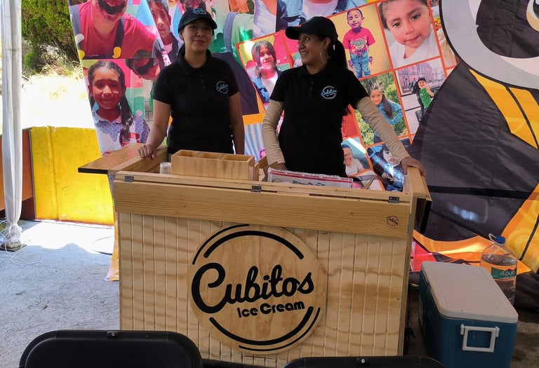 Carrito para eventos - Servicio de helados y paletas para tus eventos