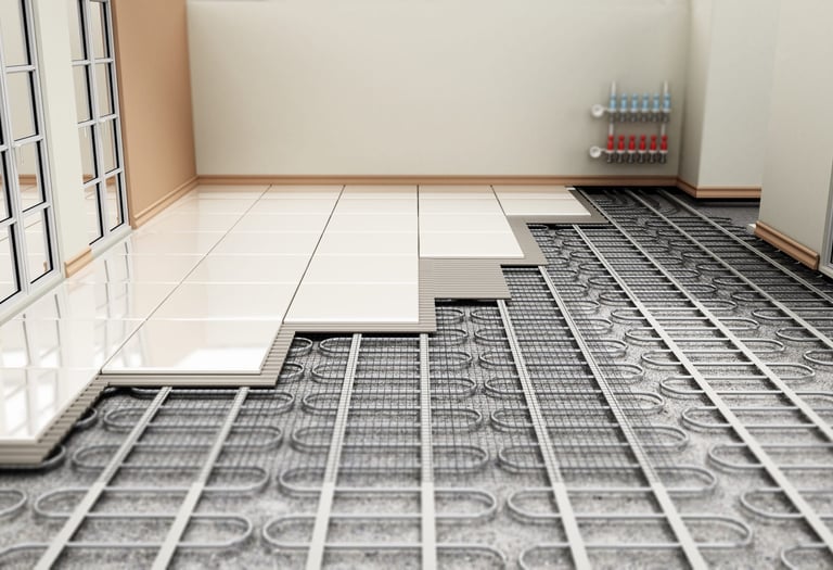 водно подово отопление