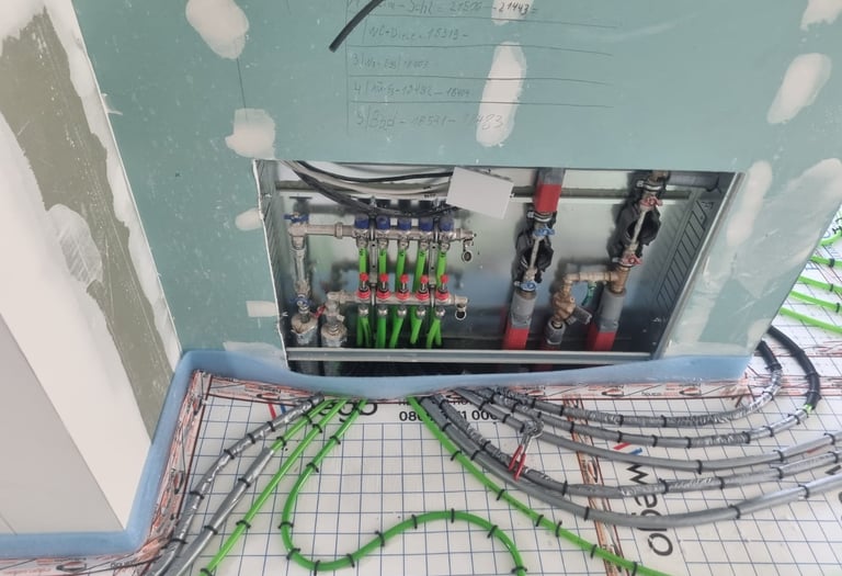 водно подово отопление