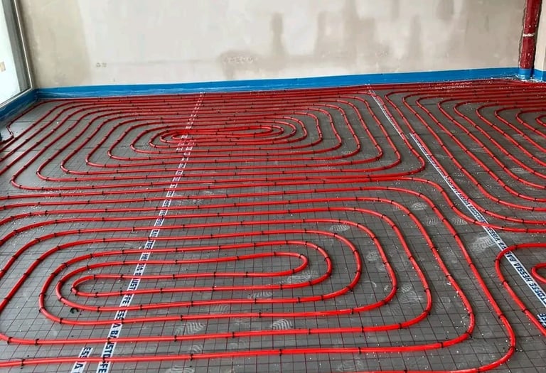 водно подово отопление