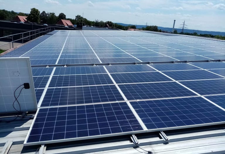 фотоволтаични електро централи соларни панели проектиране доставка и монтаж