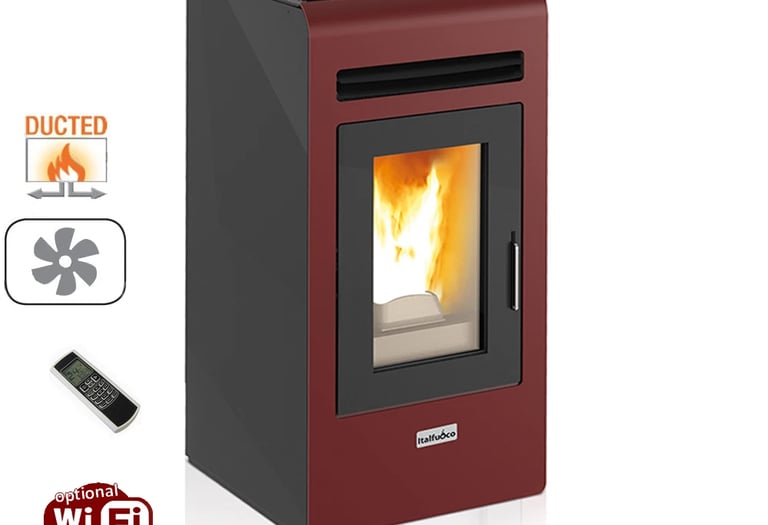 котел на пелети с водна риза и циркулационна помпа