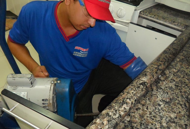 desentupimento de pia