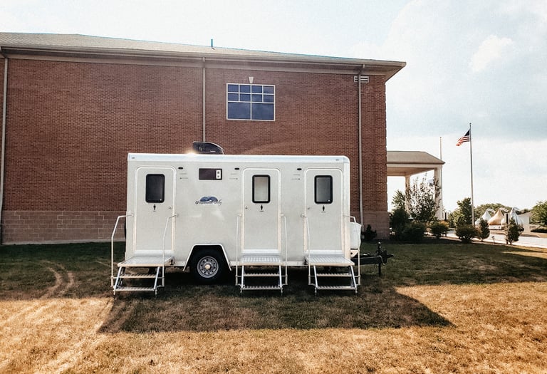 luxury bathroom rentals, luxury restroom rentals, luxury rental bathrooms