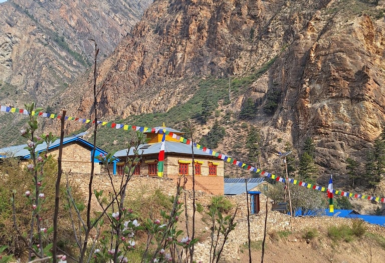 Rigmo village in phoksundo lake